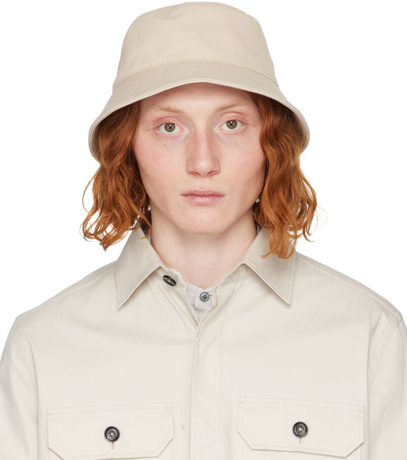 Šešir ZEGNA Bucket Cotton Hat Bež | Z7I02HA7-B7B