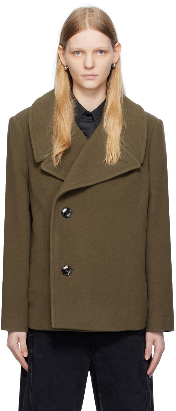 Kaputi LEMAIRE Lemaire Boxy Jacket Zelena | CO1033 LF1164
