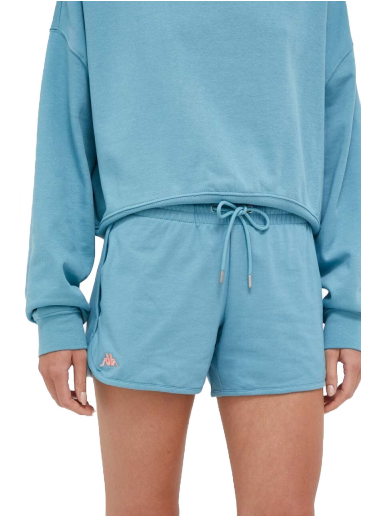 Kratke hlače Kappa Medium Waist Shorts Plava | 313037