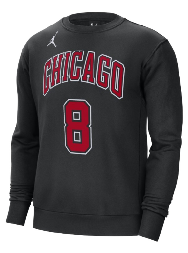 Dukserice Jordan Chicago Bulls Courtside Statement Edition Jordan NBA Fleece Sweatshirt Crna | DN9819-010