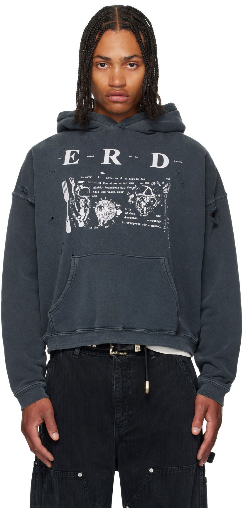 Dukserice Enfants Riches Déprimés Enfants Riches Déprimés My Role in the War Hoodie Crna | 020-461
