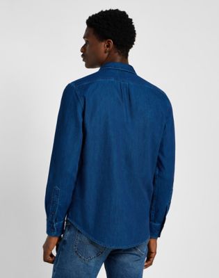 Košulja Lee Blue Wash Shirt XXL Plava | 112355712