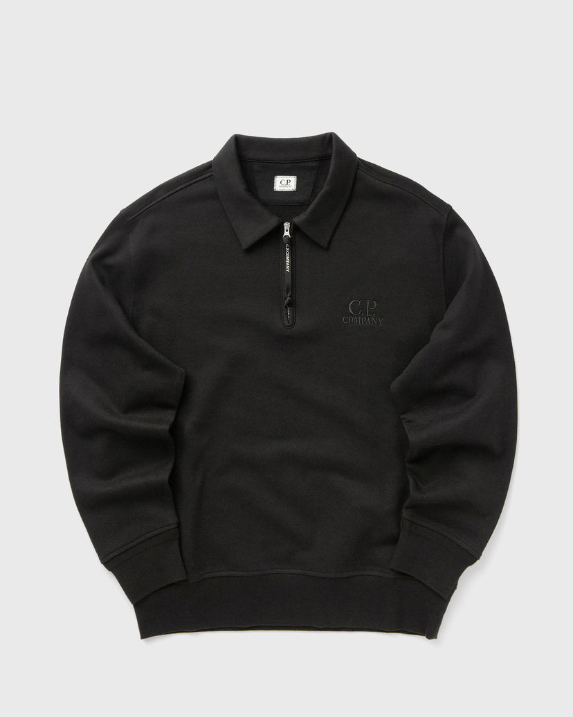 Dukserice C.P. Company Polo Collar Sweatshirt Crna | 19CMSS140A005086W-999