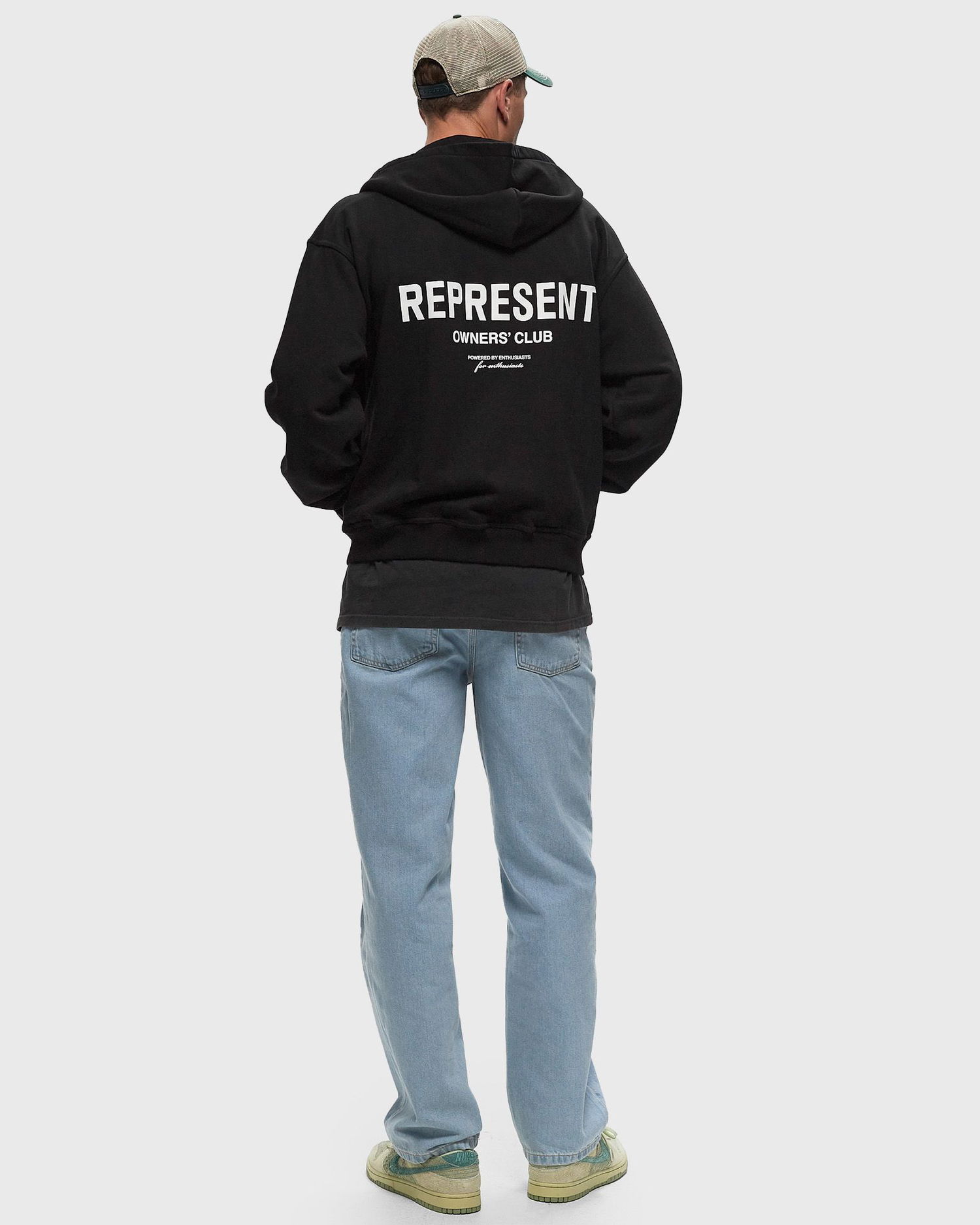 Dukserice Represent Clo REPRESENT OWNERS CLUB ZIP HOODIE Crna | OCM41122-001, 1