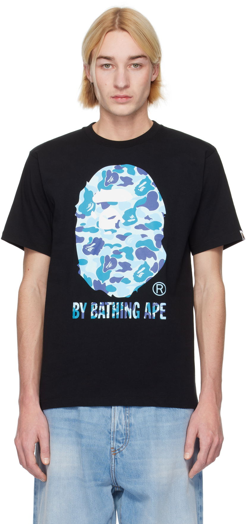 Majica kratkih rukava BAPE ABC Camo 'By Bathing Ape' T-Shirt Crna | 001TEK801006M