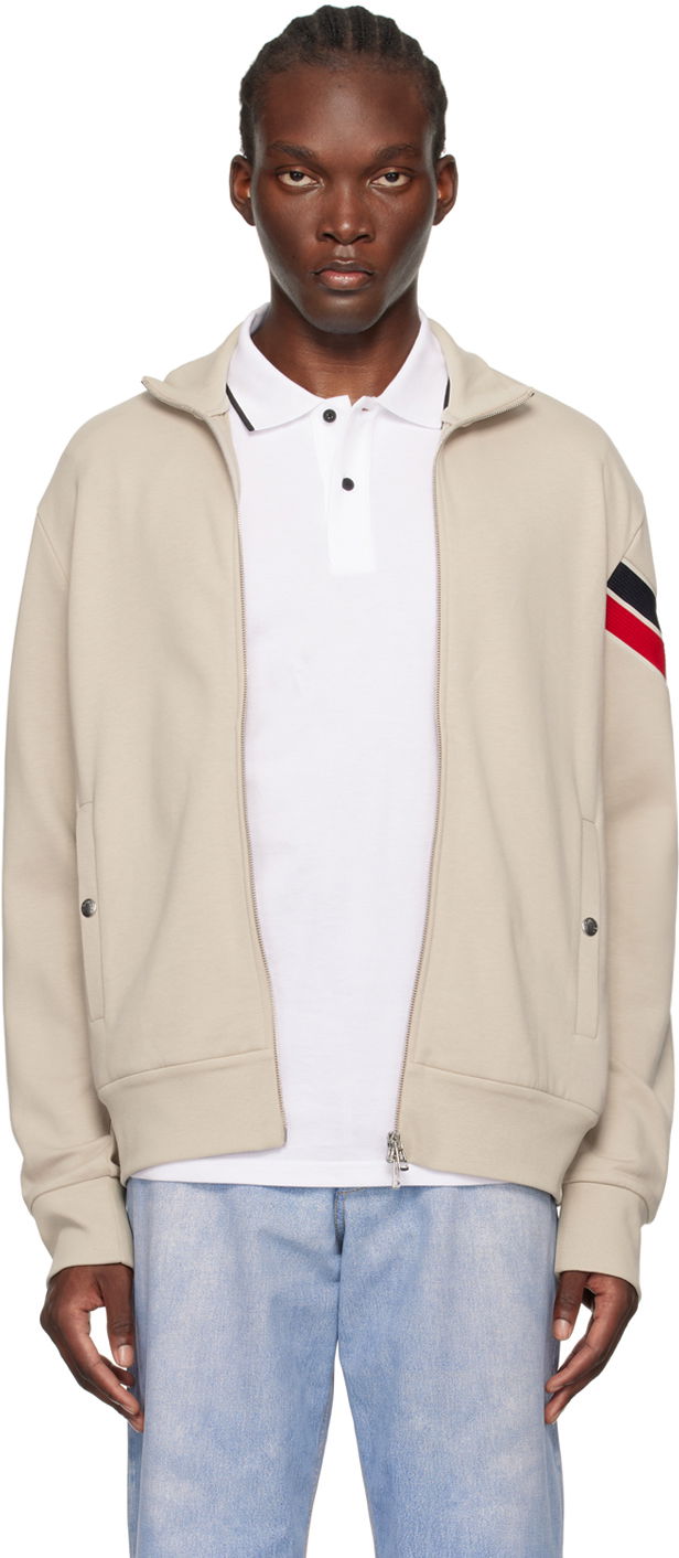 Jakna Moncler Beige Zip Up Track Jacket Bež | J20918G0000189A8F, 0