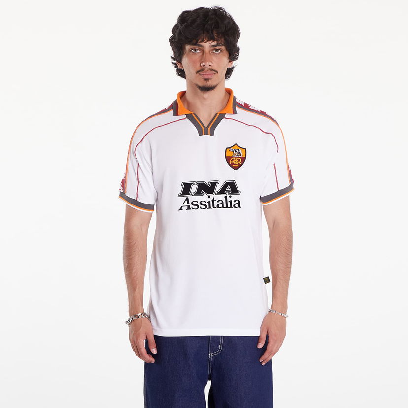 Dres COPA AS Roma 1998 - 99 Away Retro Football Shirt Bijela | 379-003