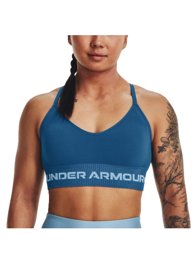 Grudnjak Under Armour Seamless Low Long Bra Tamnoplava | 1357719-426