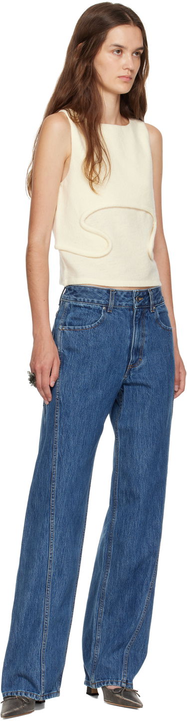 Majica bez rukava Eckhaus Latta Eckhaus Latta Pallas Tank Top Bijela | 1405-EL-PF25-M -, 3