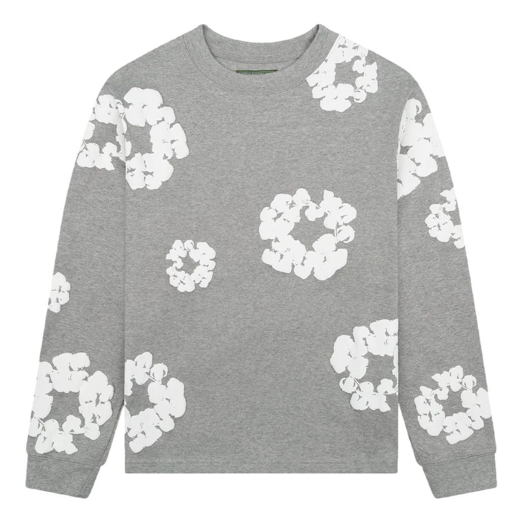 Majica kratkih rukava Denim Tears Denim Tears Wreath Long Sleeve T-Shirt Siva | DT-034, 0