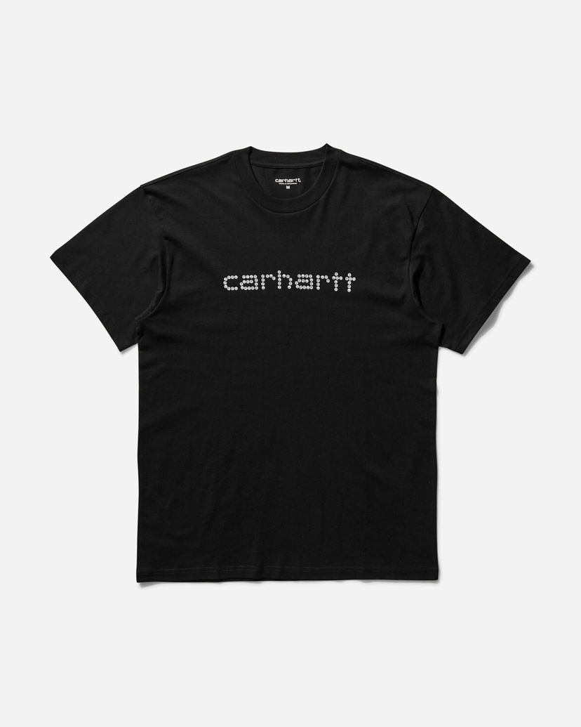 Majica kratkih rukava Carhartt WIP Rivet Script T-Shirt Crna | I034396 89XX