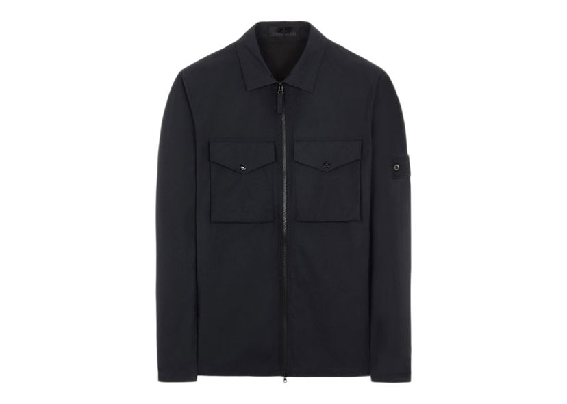Košulja Stone Island O-Ventile Ghost Piece Overshirt Crna | 63012132TJ_13 / 116F1