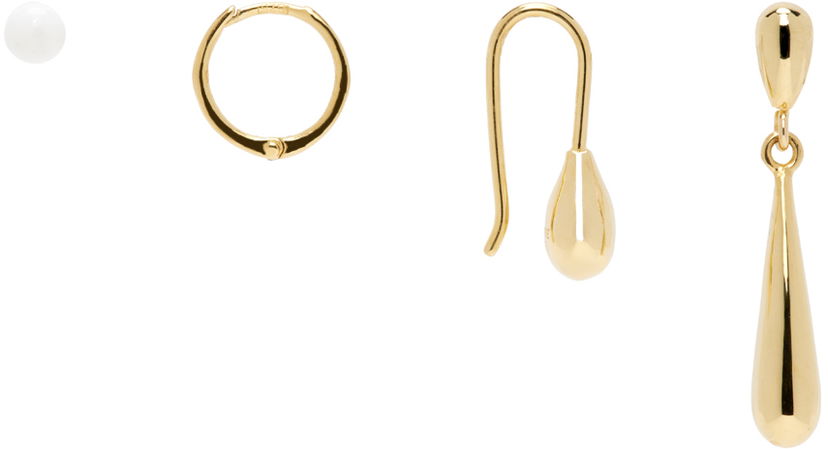 Naušnice LEMAIRE Lemaire Piercings Set Metalik | JW0046 LO0050