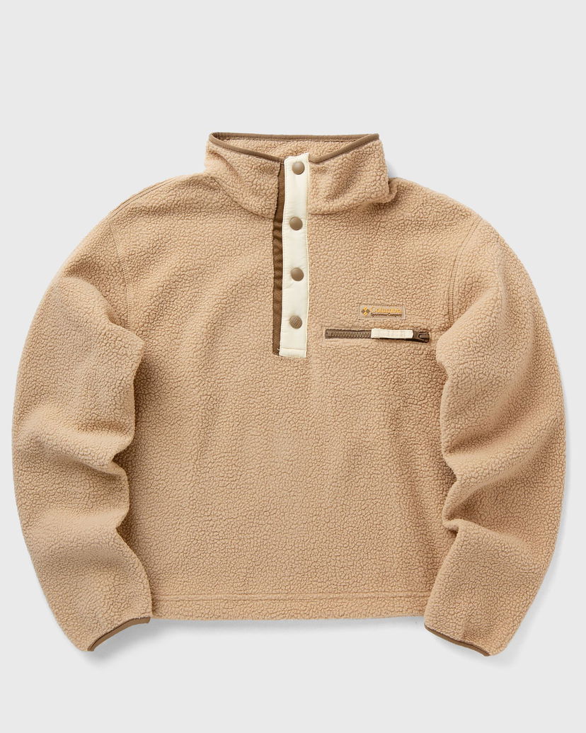 Džemper Columbia Helvetia II Cropped Half Snap Fleece Pullover Bež | 2092231262