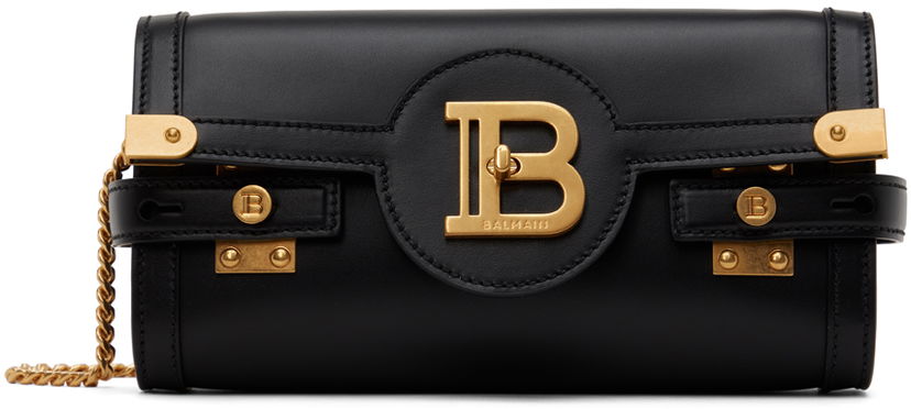 Torba za rame Balmain Pouch Bag Crna | DN1LE596LAVE