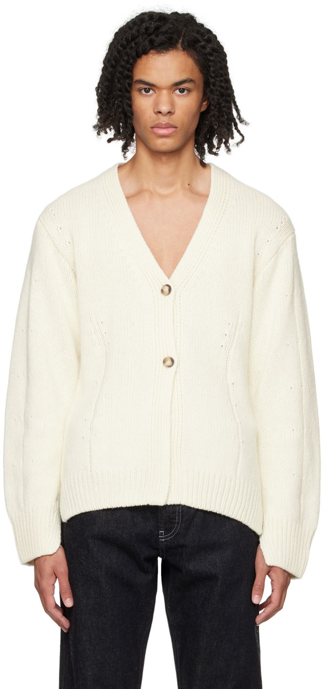 Džemper Helmut Lang Helmut Lang Tailored Cardigan Bijela | N09HW705