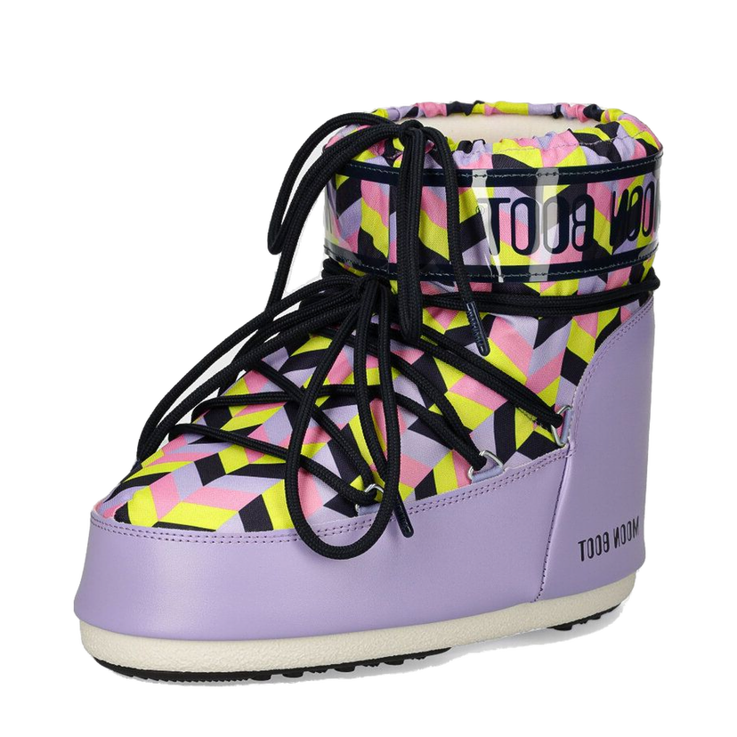 Tenisice i cipele Moon Boot MB ICON LOW OPTICAL 80D1409550 JB10 Boots Ljubičasta | 80D1409550.JB10