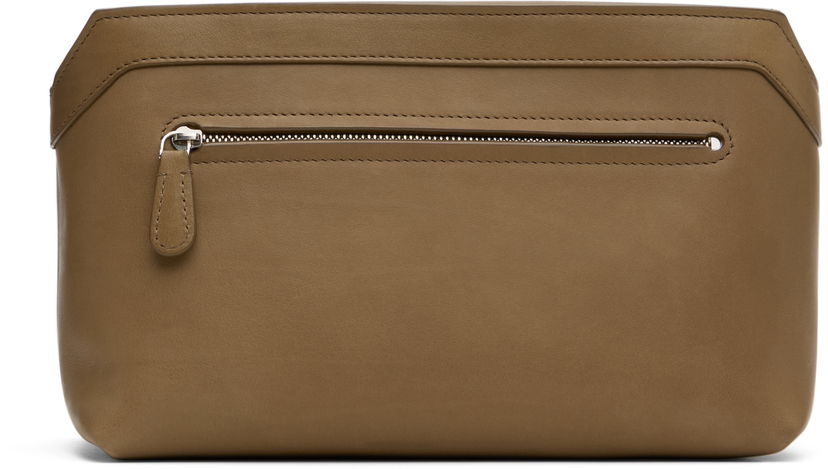 Ručna torbica The Row Taupe Terrasse Pouch Smeđa | W1674-L72