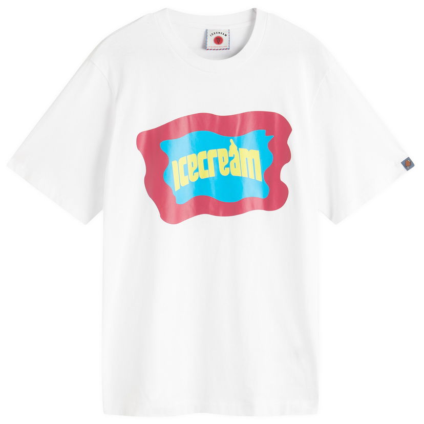 Majica kratkih rukava BBC IceCream ICECREAM Block Logo T-Shirt, Size Large Bijela | IC25143-WHT