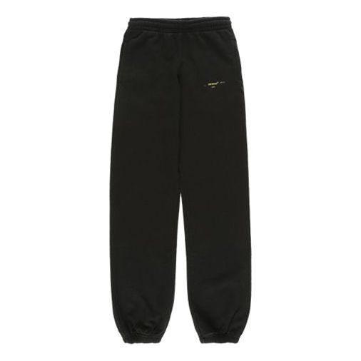 Trenirka Off-White Off-White Street Style Logo Pants Crna | OMCH020F19E300101060, 0