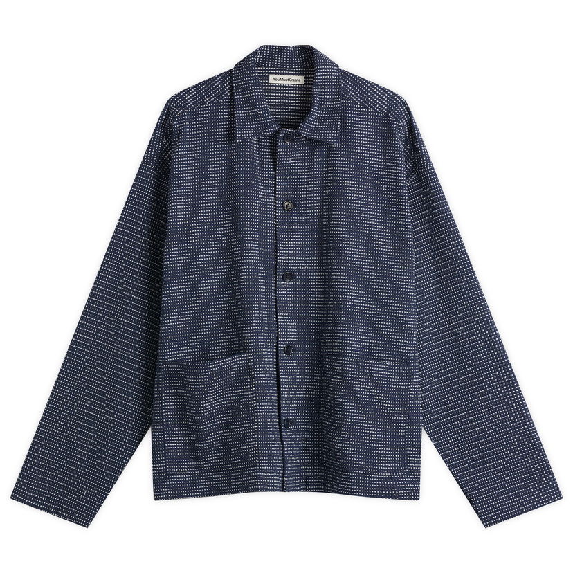 Košulja YMC YMC PJ Overshirt, Size Large Plava | P2YAK-40