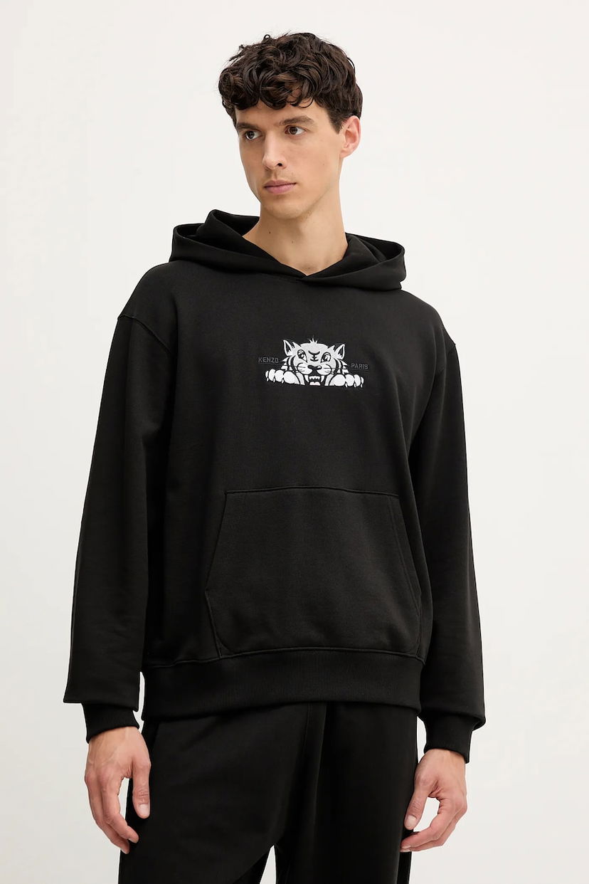 Dukserice KENZO Kenzo Hoodie with Graphic Crna | FF65HO2534MF