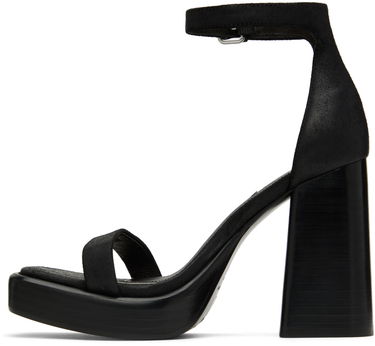 Haljina rag & bone rag & bone Matrix Heeled Suede Sandals Crna | WFF22HF019MX19, 2