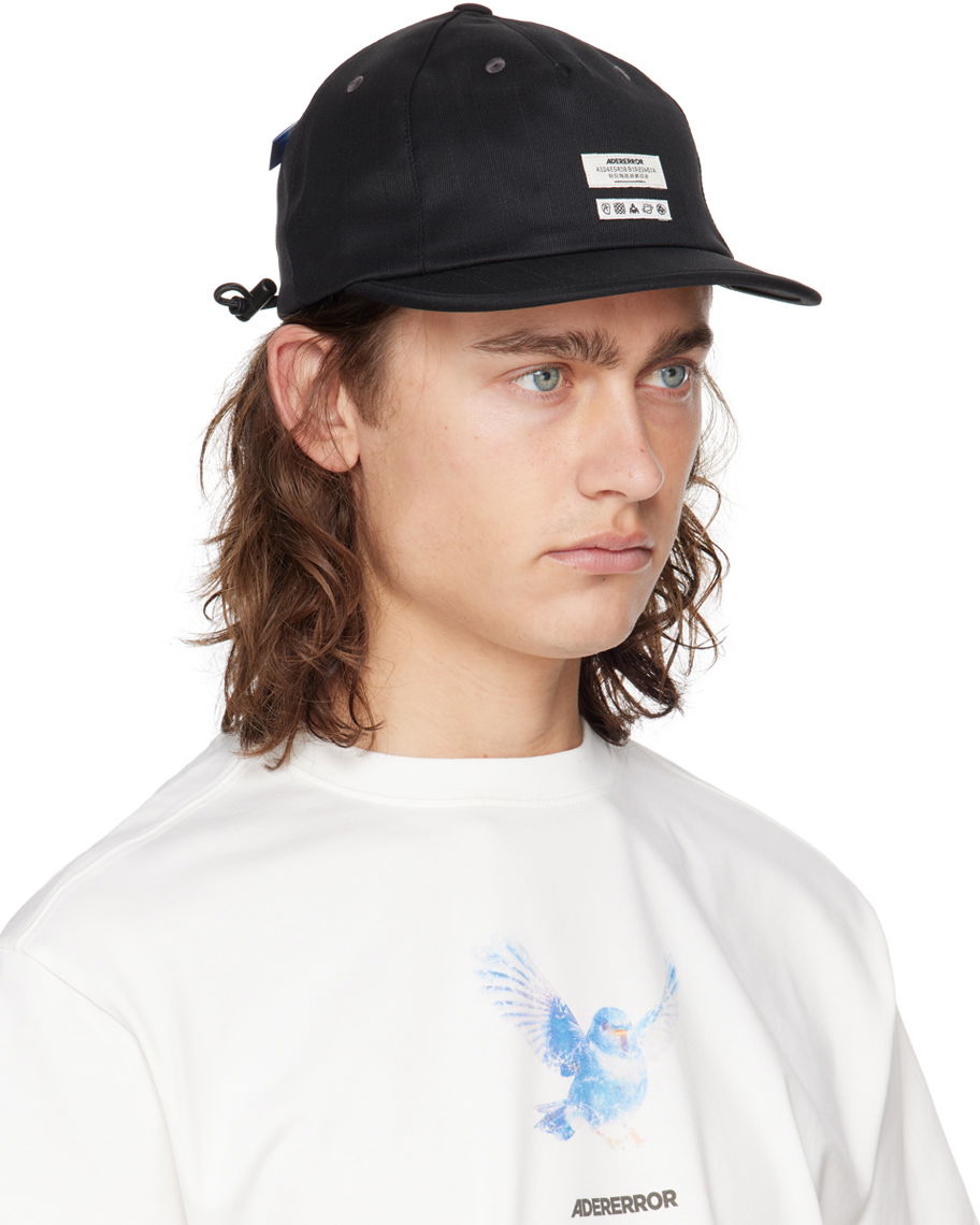 Kapa ADER ERROR Six-Panel Cap Crna | BN01SSHW0206BK, 1