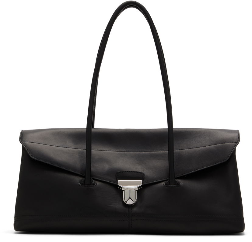 Torba za rame LEMAIRE LEMAIRE Shoulder Gear Bag Crna | BG0148 LL0122