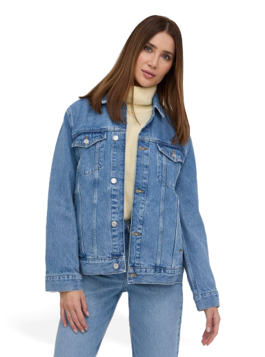 Jakna Samsoe Samsoe Nicole Jacket Plava | F21400136