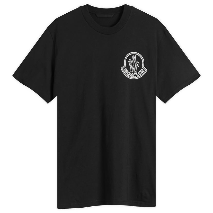 Majica kratkih rukava Moncler Moncler Large Logo T-Shirt Size X-Small Crna | 8C000-56-89AJS-998