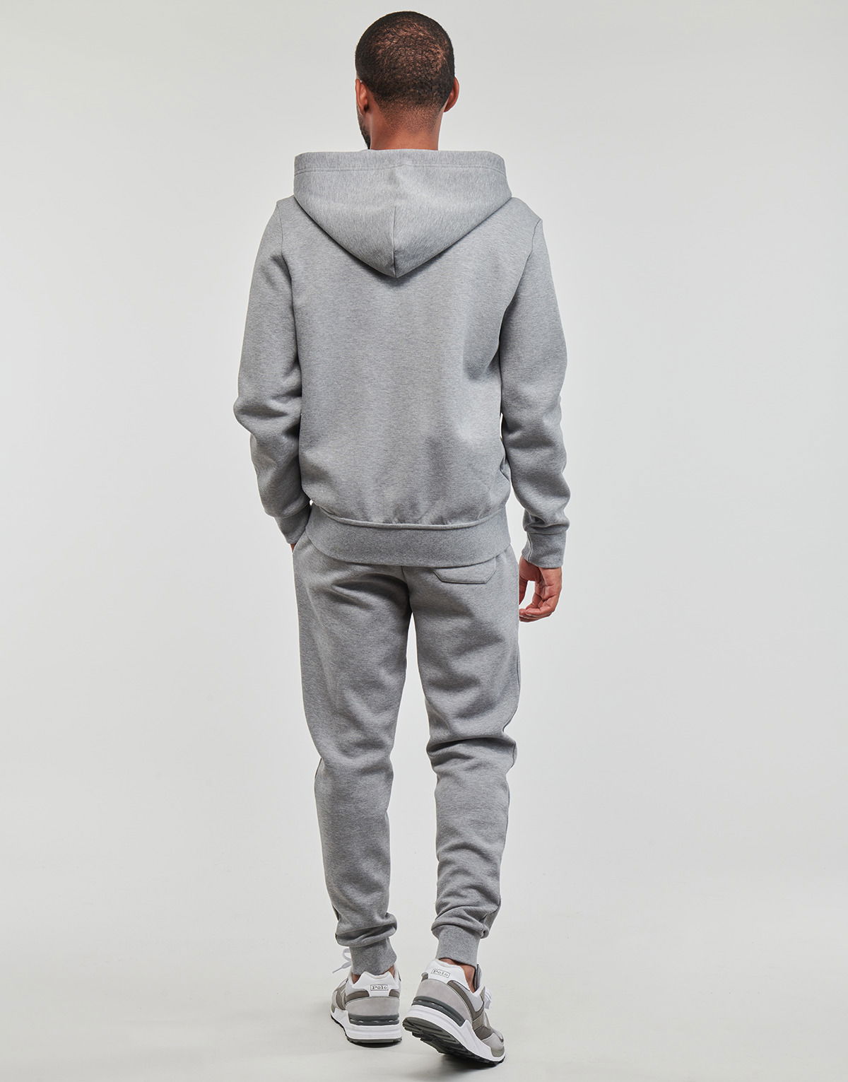 Dukserice Polo by Ralph Lauren Double Knit Tech Logo Central Hoodie Siva | 710881517031, 1