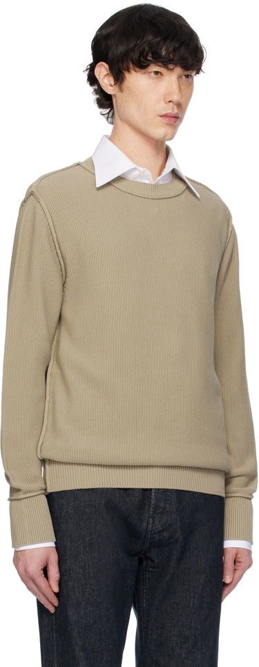 Džemper Moncler Moncler Textured Cotton Sweater Bež | K10919C00001M1367, 1