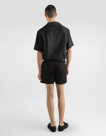 Košulja Dolce & Gabbana Dolce & Gabbana Three-Button Linen Shirt Crna | G5NE3TFU4JBN0000, 2