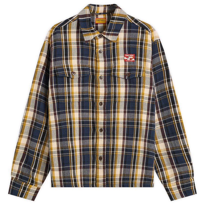 Košulja Human Made Check Shirt Tamnoplava | HM30SH012-NVY