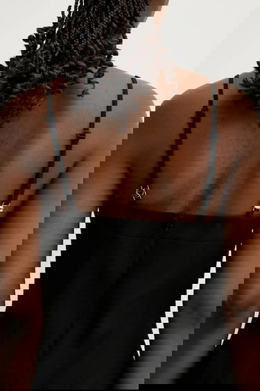 Haljina Coperni Coperni Tailored Asymmetric Mini Dress Crna | COPR187F3004, 5