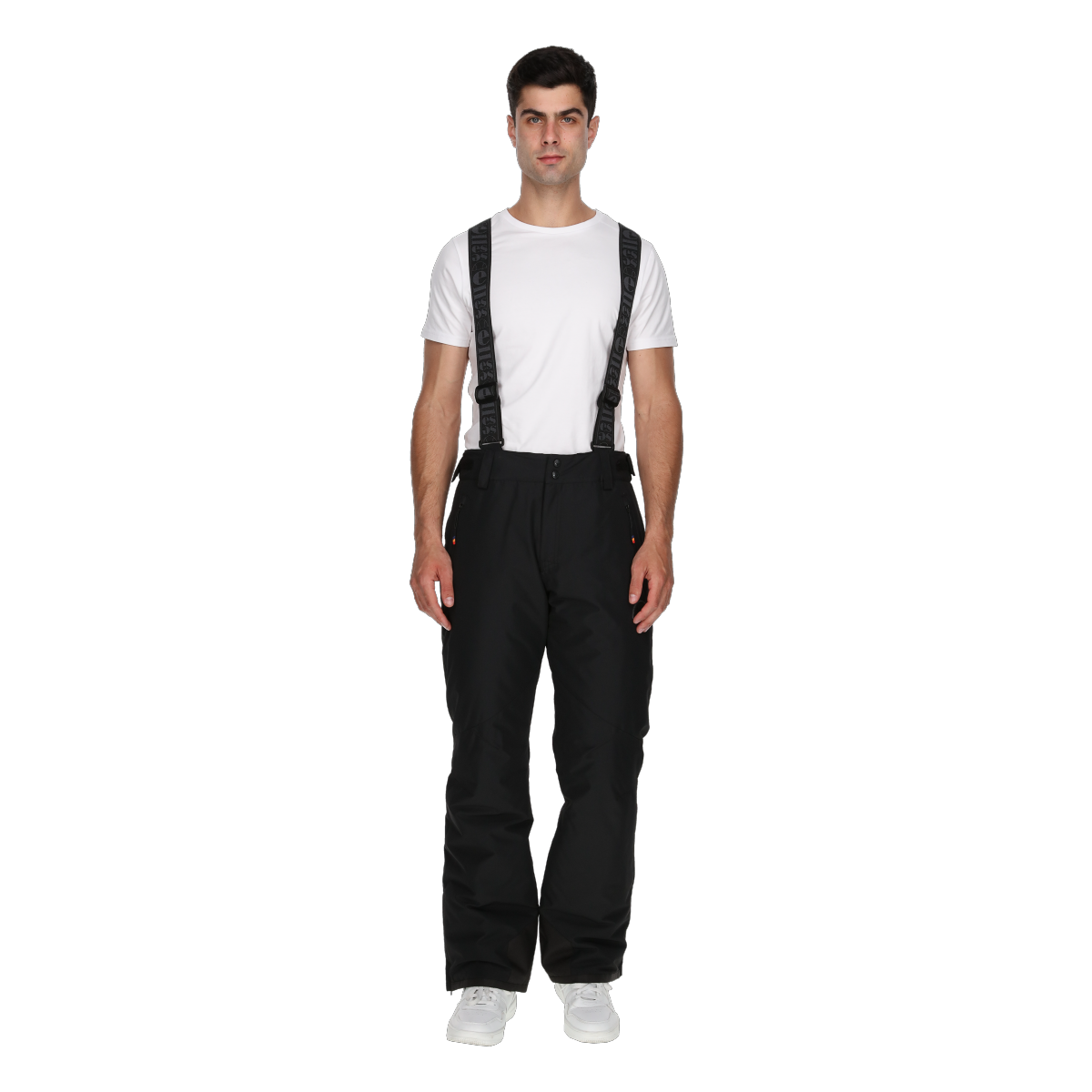 Hlače Ellesse Soft Shell Ski Pants with Suspenders Crna | ELA243M111-01, 0