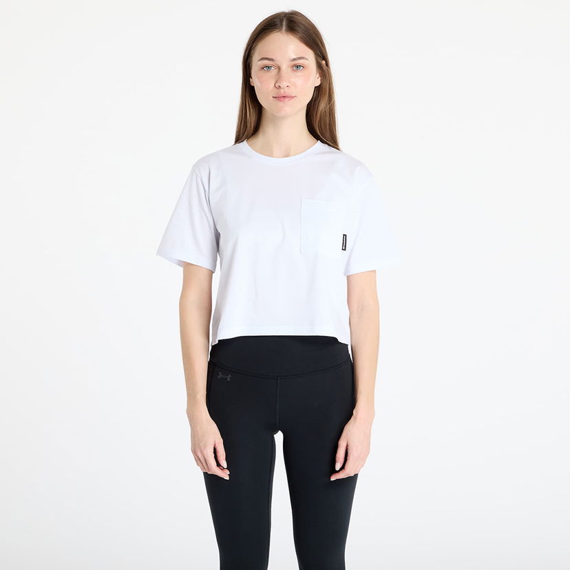 Majica kratkih rukava Horsefeathers Horsefeathers Risa Cropped T-Shirt Bijela | SW938C