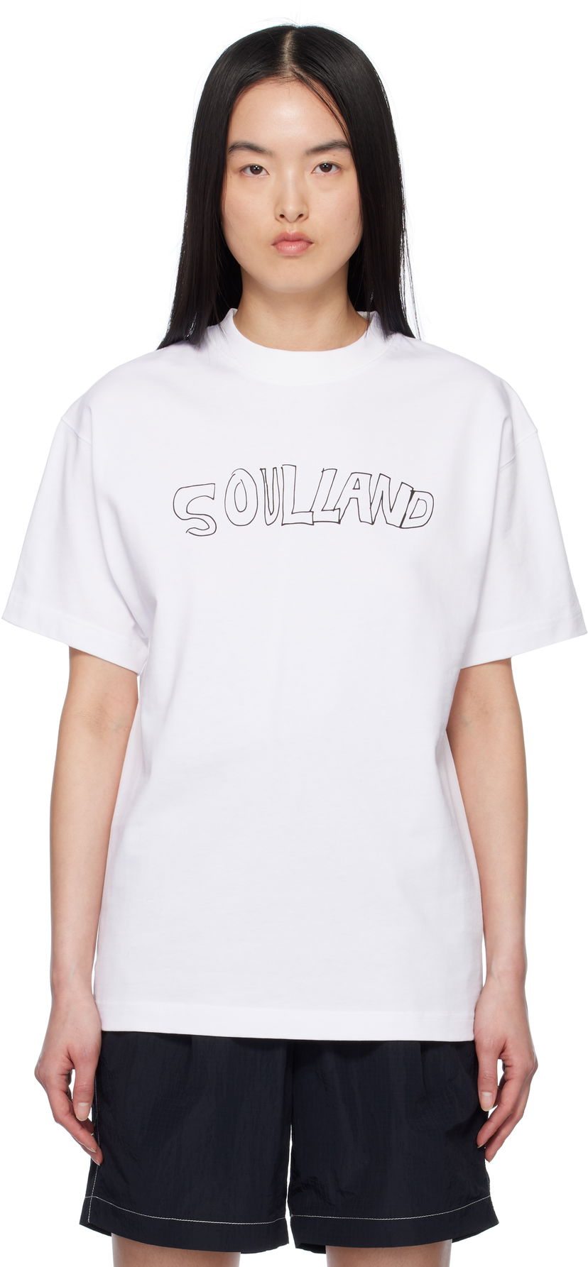 Majica kratkih rukava Soulland Soulland Roberta T-Shirt Bijela | 41080-1063