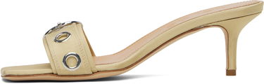 Dodaci Aeyde Aeyde Ilvy Eyelet Grosgrain Mules Bež | A11-HS-GAIS55TB188-SS25-957-069, 2