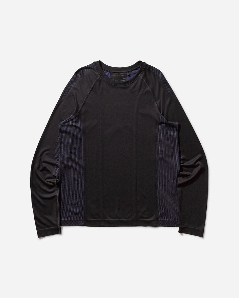 Džemper Alpha Industries UV Protection Seamless Long Sleeve T-Shirt Crna | 756580 03