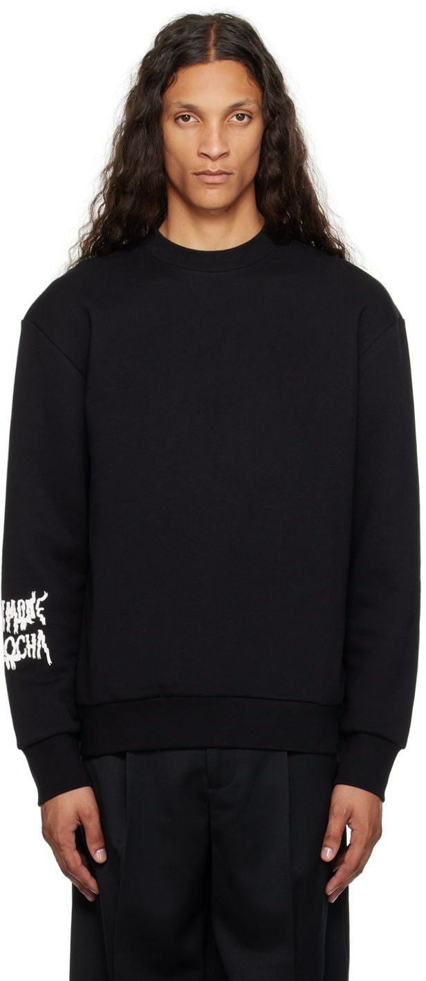 Dukserice Simone Rocha Simone Rocha Ribbon Logo Sweatshirt Crna | 5287P19P20-M 0568