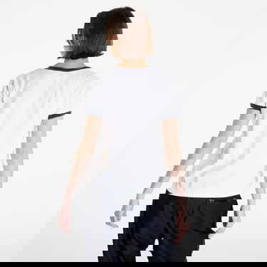 Majica kratkih rukava Patagonia P-6 Label Organic Ringer Tee Bijela | 37577 WHI, 1