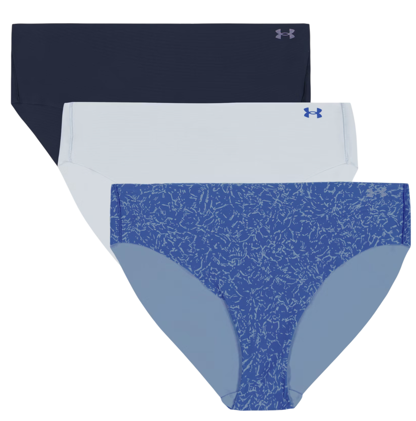 Gaćice Under Armour Under Armour Print 3-Pack Hipster Plava | 1383898-402