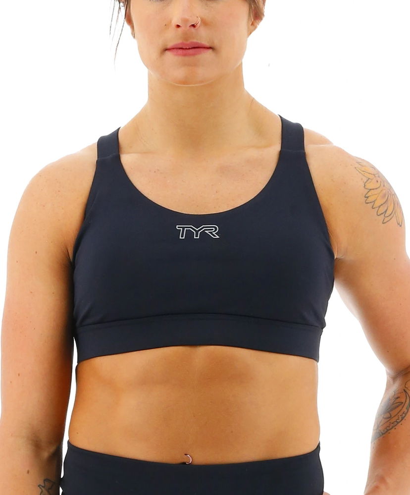 Grudnjak TYR TYR Sol Crisscross Sports Bra Crna | fgpso3a-001