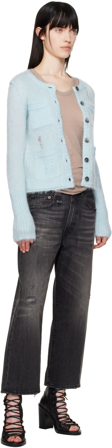 Jeans R13 R13 X-Boyfriend Distressed Jeans Crna | R13WD211-D284A, 3