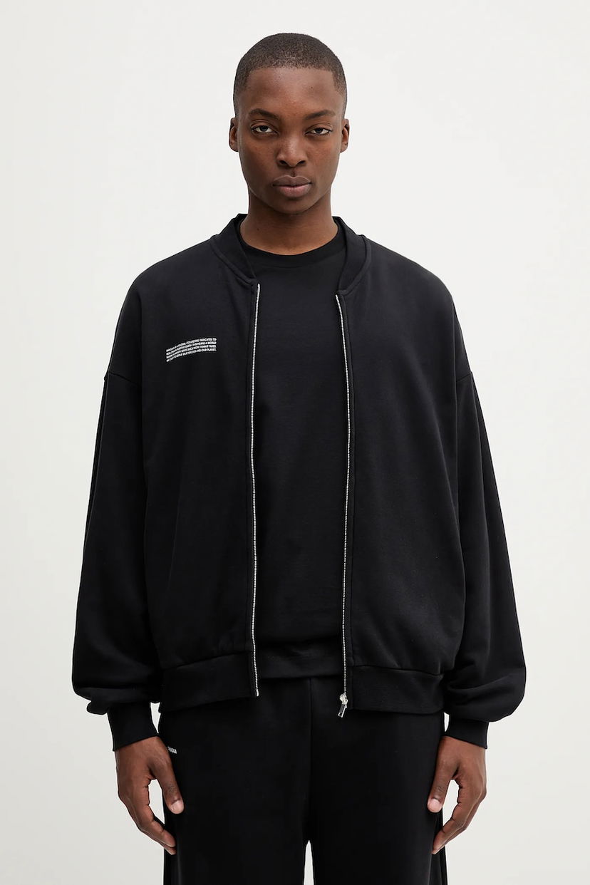 Bomber jakna PANGAIA Midweight Bomber Jacket Crna | 10002360
