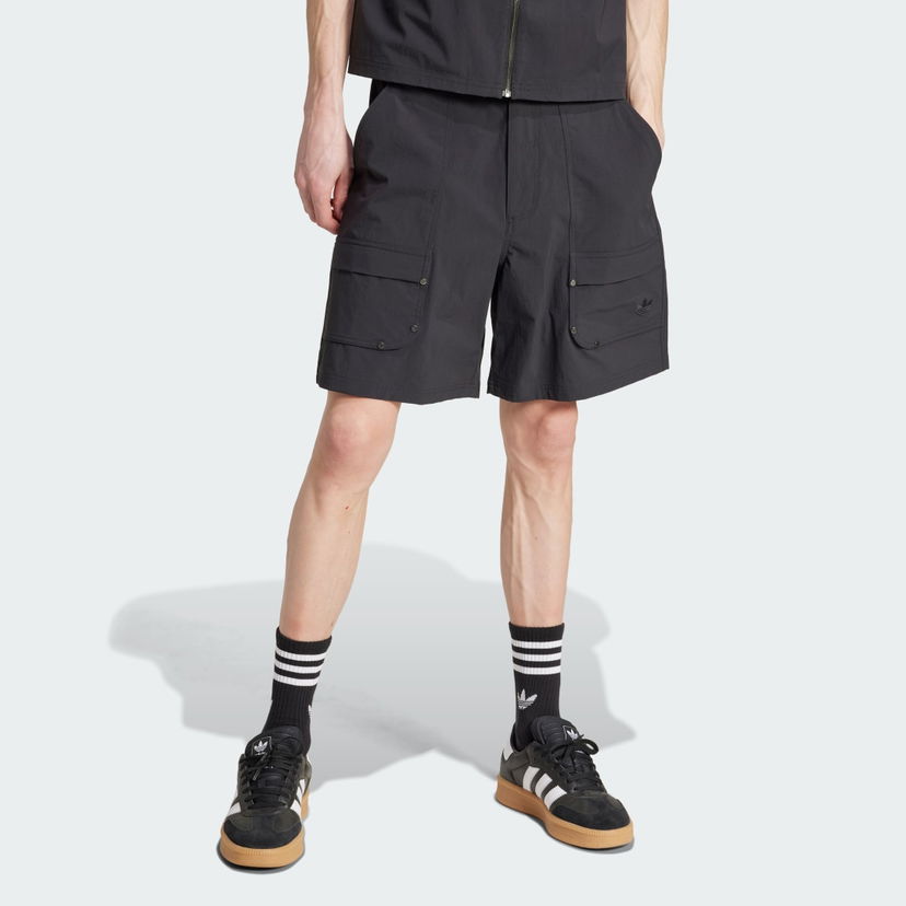 Kratke hlače adidas Performance Premium Essentials Utility Cargo Shorts Crna | JD2107