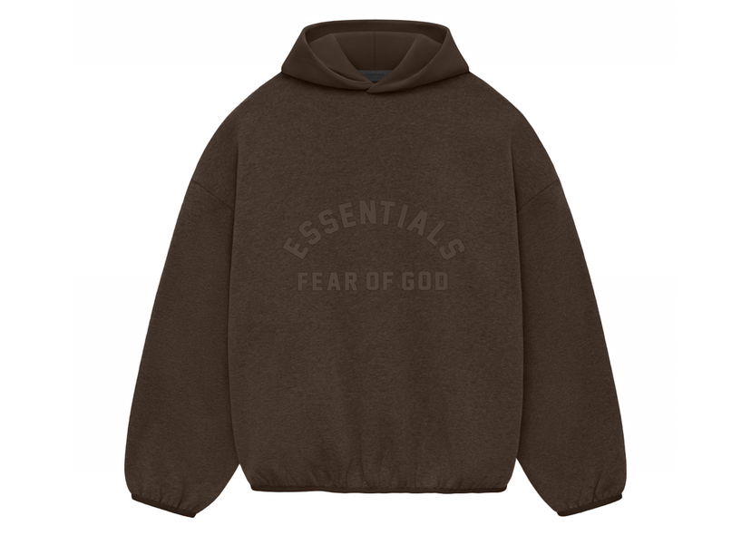 Dukserice Fear of God Core Collection Nylon Fleece Hoodie Heather Wood/Wood Smeđa | 202SU244312F