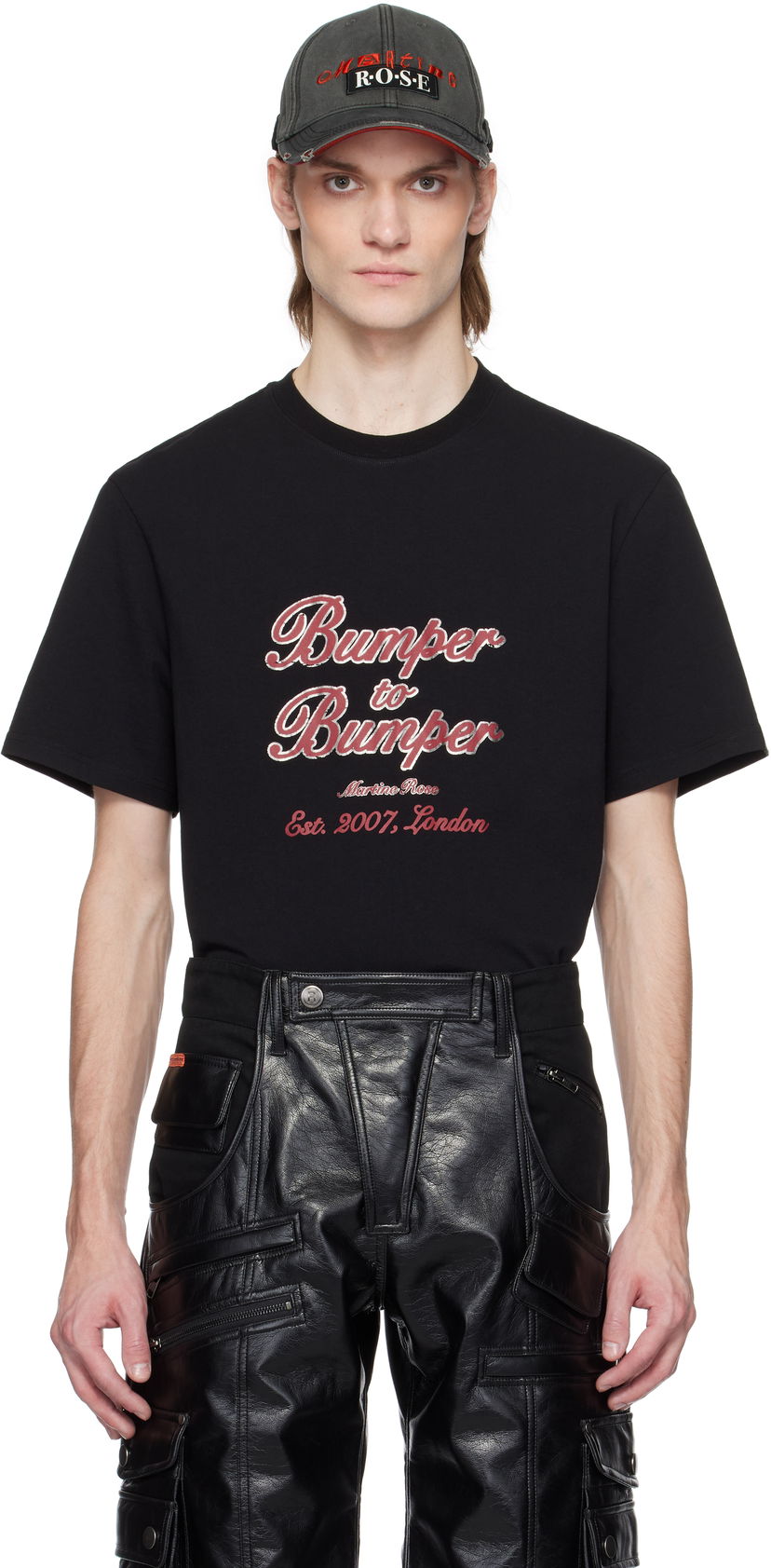 Majica kratkih rukava Martine Rose Martine Rose Bumper to Bumper Classic T-Shirt Crna | 603JE03001E